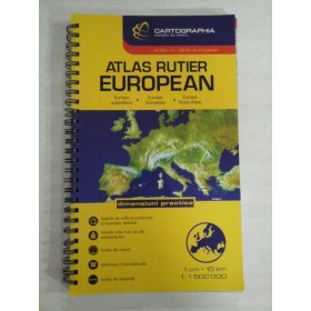   (Atlas cu tarile europene)  ATLAS  RUTIER  EUROPEAN 